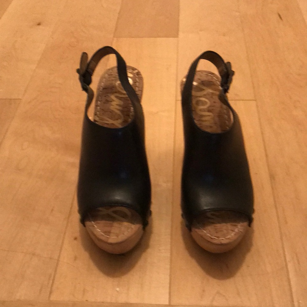 Sam Edelman sling back platform sandals